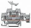 WAGO 280-520 Doppelstock-Durchgangsklemme 5 mm Zugfeder Belegung: L Grau 50 St. Package