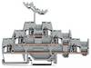 WAGO 280-550 Dreistock-Durchgangsklemme 5 mm Zugfeder Belegung: L Grau 40 St. Piece