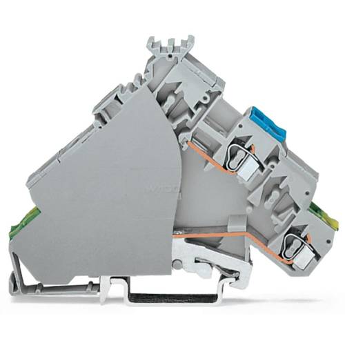 WAGO 280-578 Aktorenklemme 6 mm Zugfeder Belegung: L Grau 20 St.