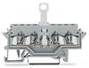 WAGO 280-622 Trennklemme 5 mm Zugfeder Belegung: L Grau 50 St.