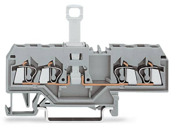 WAGO 280-685 Trennklemme 5 mm Zugfeder Belegung: L Grau 50 St. Package