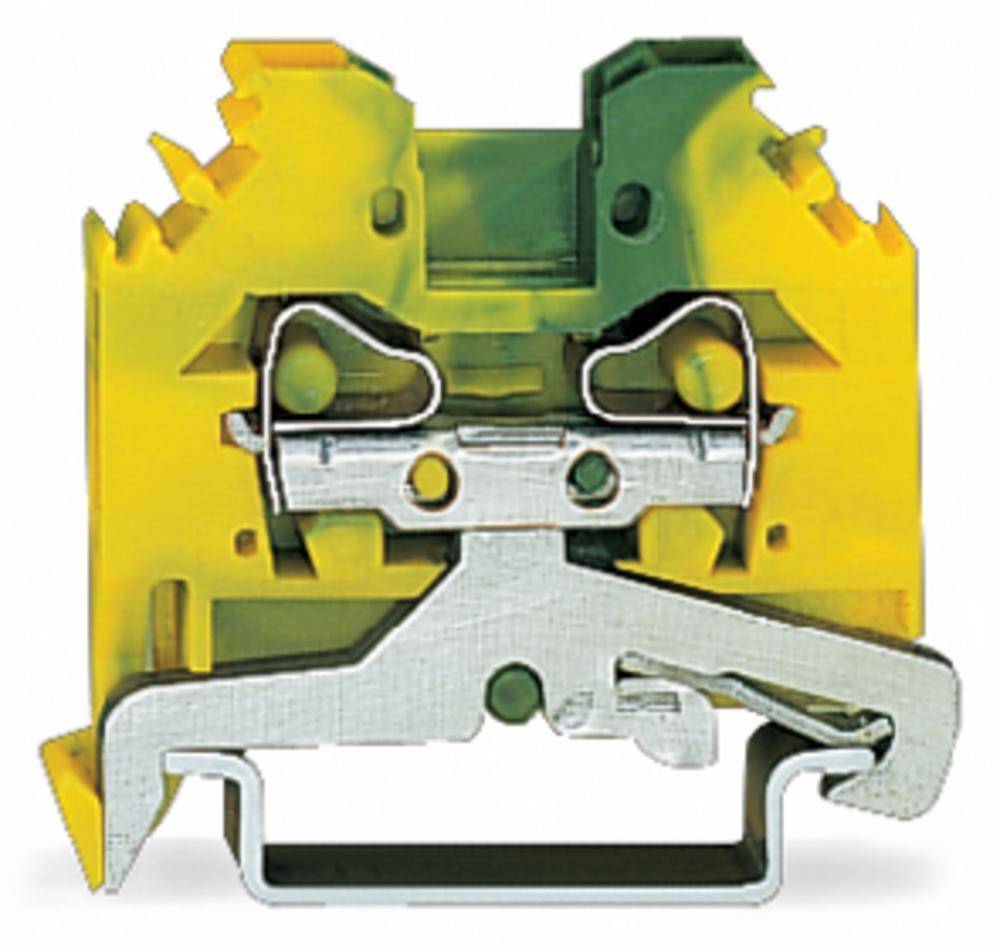WAGO 2-L-Schutzleiterkl. 4qmm 281-107 grün-gelb 0,08-4qmm