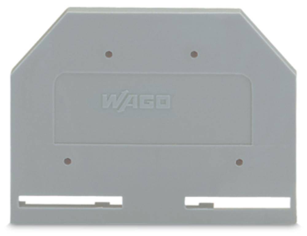 WAGO 281-301 Abschluss- und Trennplatte Grau 100 St.