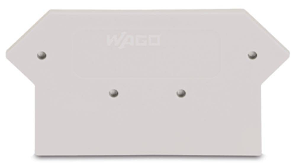 WAGO 281-353 Abschluss- und Trennplatte Lichtgrau 100 St.