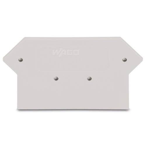 WAGO 281-353 Abschluss- und Trennplatte Lichtgrau 100 St.