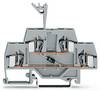 WAGO 281-633/281-410 Doppelstock-Diodenklemme 6 mm Zugfeder Belegung: L Grau 50 St. Package