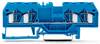 WAGO 281-654 Durchgangsklemme 6 mm Zugfeder Belegung: N Blau 50 St.