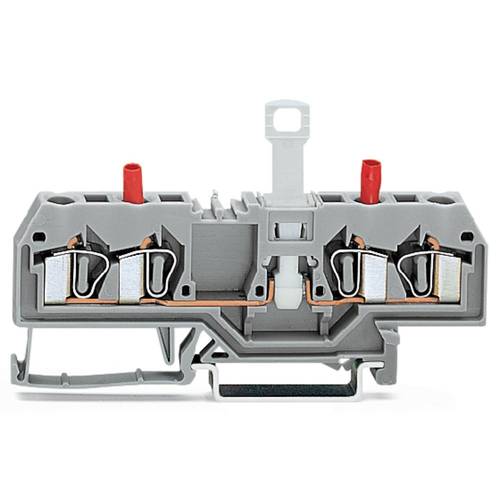 WAGO 281-666 Trennklemme 6 mm Zugfeder Belegung: L Grau 50 St.