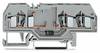 WAGO 281-673/281-401 Diodenklemme 6 mm Zugfeder Belegung: L Grau 50 St.
