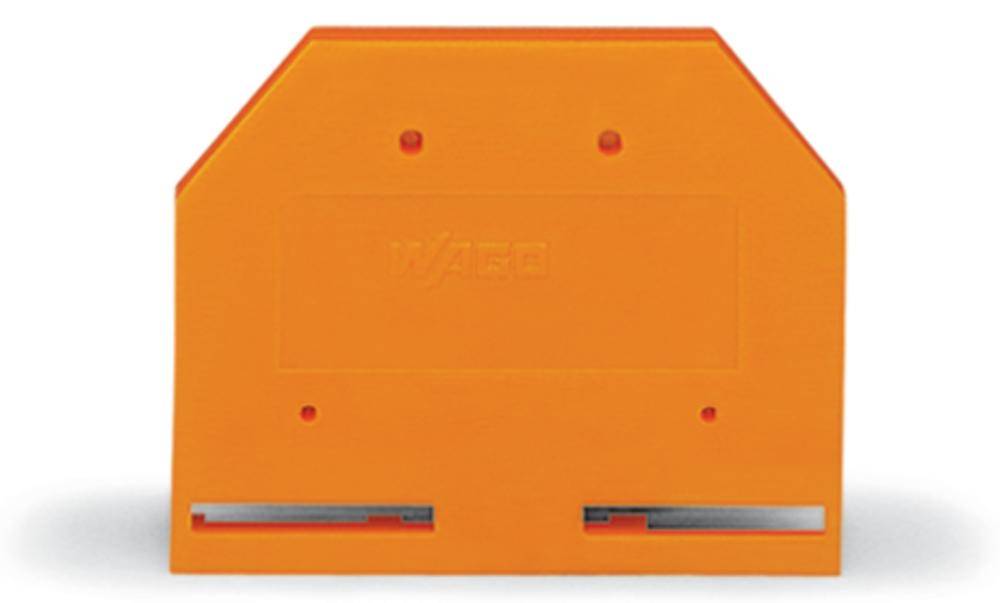 WAGO Abschluss-U. Zwischenplatte 282-302 orange 4mm stark f. 2-LEITER-KLEMM