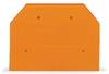 WAGO 282-312 Abschluss- und Trennplatte Orange 50 St.