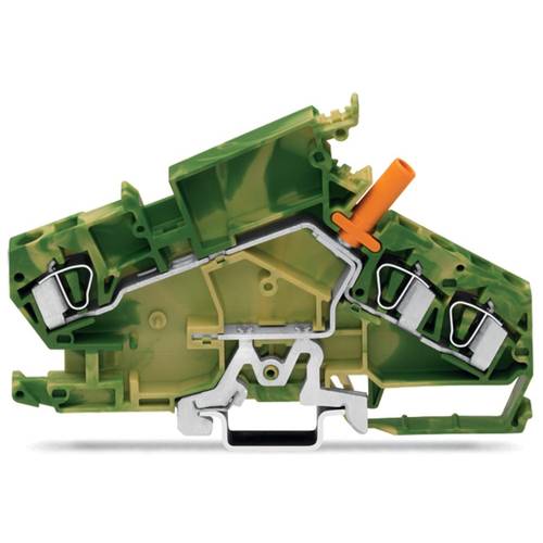 WAGO 282-868 Schutzleiterklemme 8 mm Zugfeder Belegung: PE Grün, Gelb 20 St.