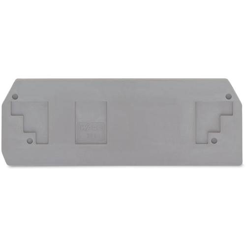 WAGO 283-354 Abschluss- und Trennplatte Lichtgrau 50 St.