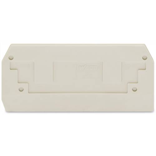 WAGO 284-330 Abschluss- und Trennplatte Lichtgrau 100 St.