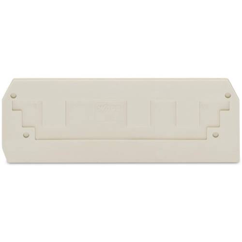 WAGO 284-341 Abschluss- und Trennplatte Lichtgrau 100 St.