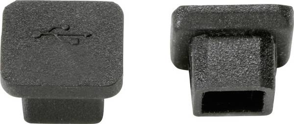 PB Fastener CP-USB-B USB-Schutzkappe Silikon Schwarz 1 St.