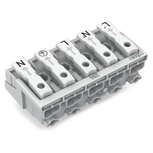 Thumbnail - Netzanschlussklemme starr: 0.5-1.5 mm² Polzahl: 5 WAGO WAGO GmbH & Co. KG 250 St. Weiß