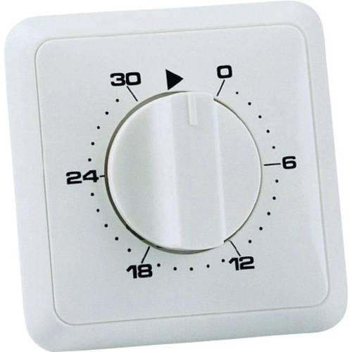 Wallair 20100249 Unterputz-Timer analog Tagesprogramm 30 min 3680 W IP20 2polig