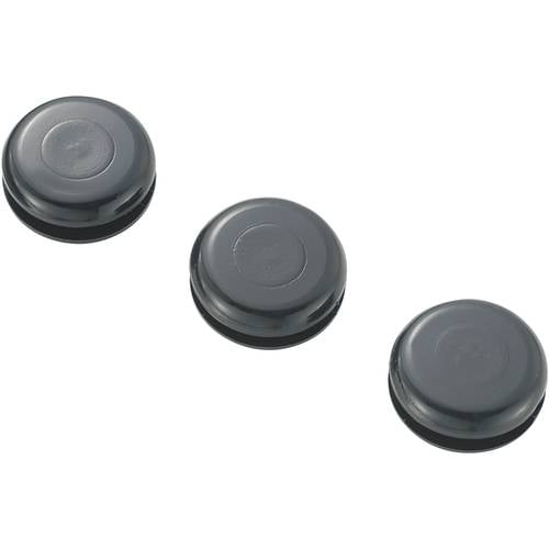 TRU COMPONENTS TC-GMCQR-1006203 Kabeldurchführung geschlossen Klemm-Ø (max.) 6.4 mm Plattenstärke (max.) 1.7 mm PVC Schw...