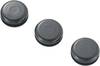 TRU COMPONENTS TC-GMCQR-1006203 Kabeldurchführung geschlossen Klemm-Ø (max.) 6.4 mm Plattenstärke (max.) 1.7 mm PVC Schwarz 100 St.