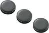 TRU COMPONENTS TC-GMCQR-1410203 Kabeldurchführung geschlossen Klemm-Ø (max.) 10.5 mm Plattenstärke (max.) 3.4 mm PVC Schwarz 100 St.