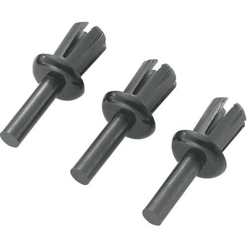 TRU COMPONENTS TC-SRR-0612K203 TC-10820828 Spreizniete Loch-Ø 6.2 mm Schwarz 1000 St.