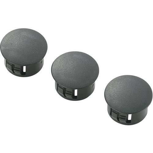 TRU COMPONENTS TC-HPR-22203 Lochstopfen Plattenstärke (max.) 1.6 mm Polyamid Schwarz 100 St.