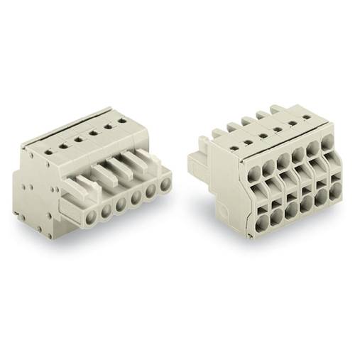 WAGO Buchsengehäuse-Kabel 721 Polzahl Gesamt 6 Rastermaß: 5 mm 721-2106/026-000/134-000 50 St.