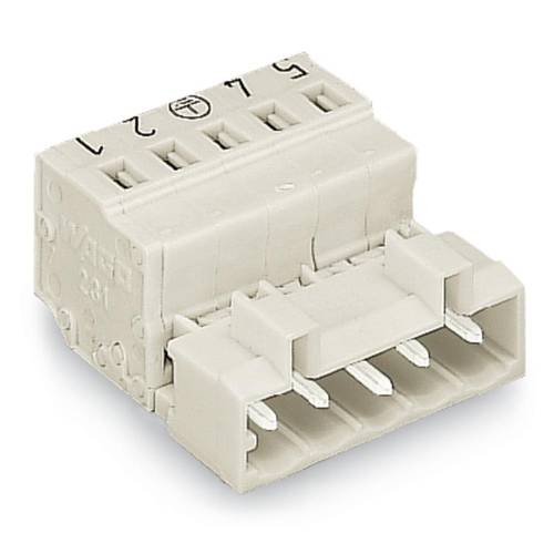 WAGO Stiftleiste (Standard) 2060 Polzahl Gesamt 10 Rastermaß: 5 mm 721-610 50 St.