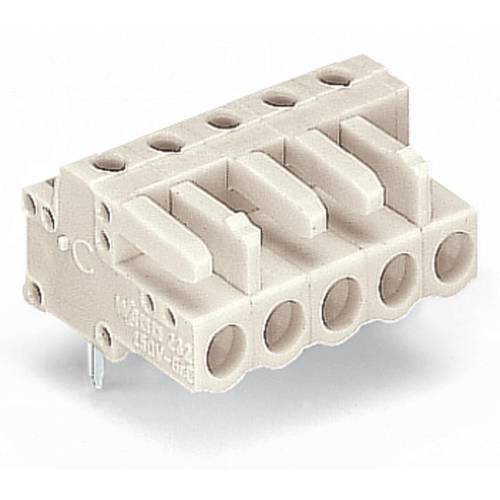 WAGO Buchsengehäuse-Platine 722 Polzahl Gesamt 14 Rastermaß: 5 mm 722-244 25 St.