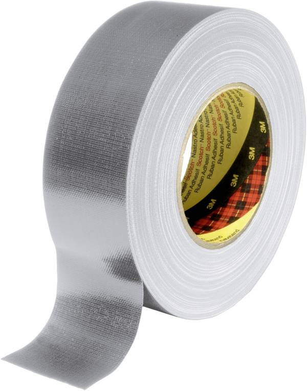 3M  389SI50 Gewebeklebeband  Silber (L x B) 50 m x 50 mm 1 St.