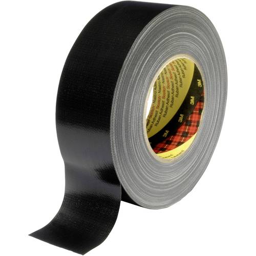3M 389S50 Gewebeklebeband 389 Schwarz (L x B) 50 m x 50 mm 1 St.