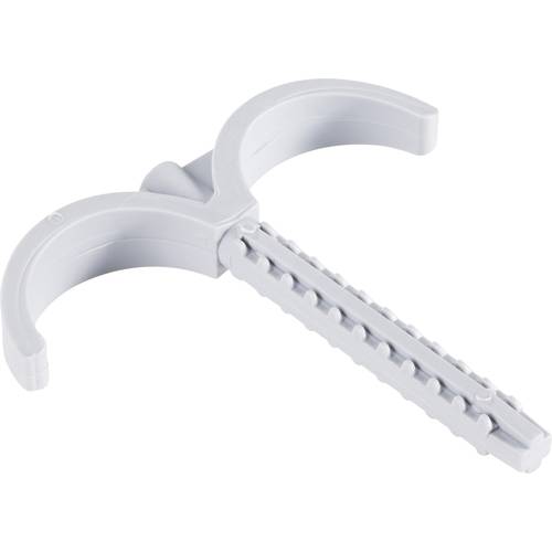 Jäger Direkt 743131 Kabelhalter 743131 Bündel-Ø-Bereich 15 mm (max) für Steckmontage im Mauerwerk, halogenfrei, silikonf...