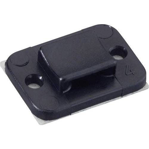 HellermannTyton TY3G1S-W-C1 Befestigungssockel selbstklebend, schraubbar 151-11310 halogenfrei, UV-stabilisiert, witteru...