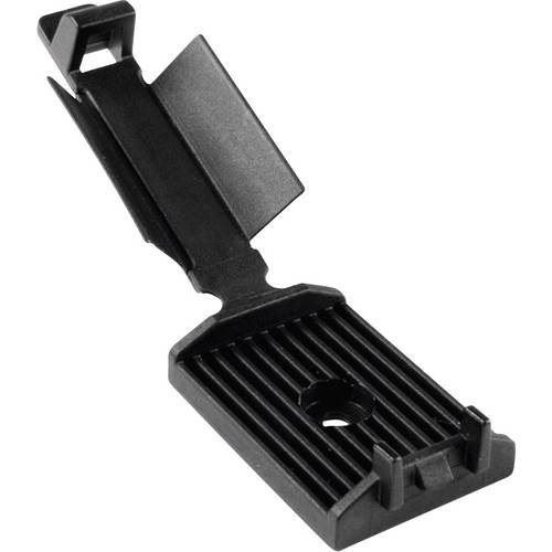 HellermannTyton FKH50-HIR-BK-C1 Befestigungssockel schraubbar 151-16500 für Flachbandkabel, schlagzäh Schwarz 1 St.
