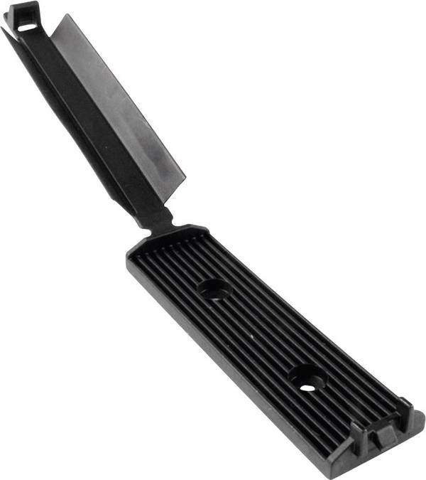 HellermannTyton FKH50A-HIR-BK-C1 Befestigungssockel selbstklebend, schraubbar 151-15500 für Flachbandkabel, mit Acrylat Kleber, schlagzäh Schwarz 1 St.
