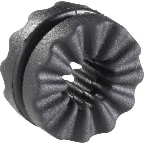 Richco VG-5 Anti-Vibrationstülle Klemm-Ø (max.) 3.6 mm Plattenstärke (max.) 1.4 mm Schwarz 1 St.
