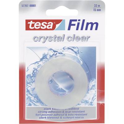 tesa Tesa 57767-00001-01 tesafilm kristall-klar Transparent (L x B) 33 m x 15 mm 1 St.