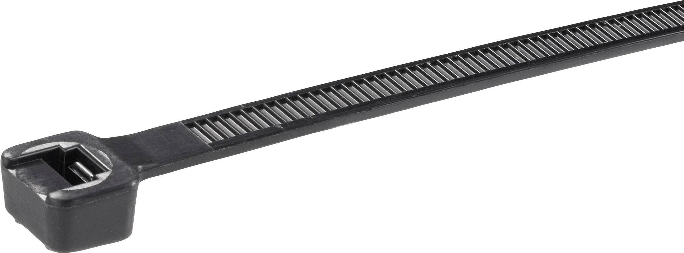 PANDUIT Kabelbinder 368 mm Schwarz UV-stabilisiert, Witterungsstabil Panduit PLT4I-C0 100 St.