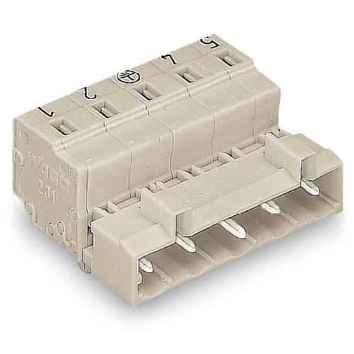 WAGO Stiftleiste (Standard) 2080 Polzahl Gesamt 5 Rastermaß: 7.50 mm 723-605/018-042 50 St.