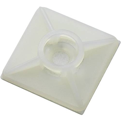 TRU COMPONENTS WCA19R Befestigungssockel 541267 Bündel-Ø-Bereich 3.60 mm (max) 4fach einfädeln Transparent 1 St.