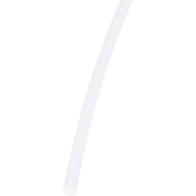 Ein weißer, leicht gebogener Schlauch oder Stab vor einem weißen Hintergrund.