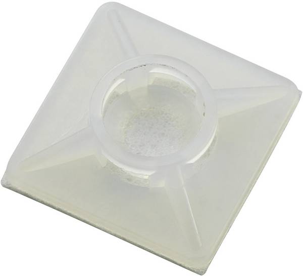TRU COMPONENTS WCA26R Befestigungssockel 541293 Bündel-Ø-Bereich 4.80 mm (max) 4fach einfädeln Transparent 1 St.