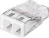 WAGO 2273-202-1 2273 Dosenklemme flexibel: - starr: 0.5-2.5 mm² Polzahl: 2 1 St. Transparent, Weiß