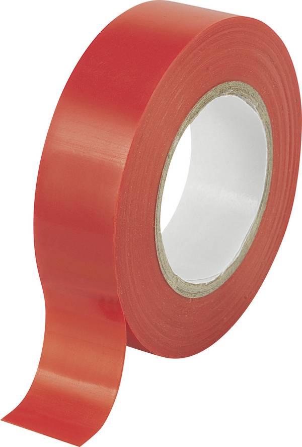 TRU COMPONENTS SW10-160 1564097 Isolierband  Rot (L x B) 10 m x 19 mm 1 St.