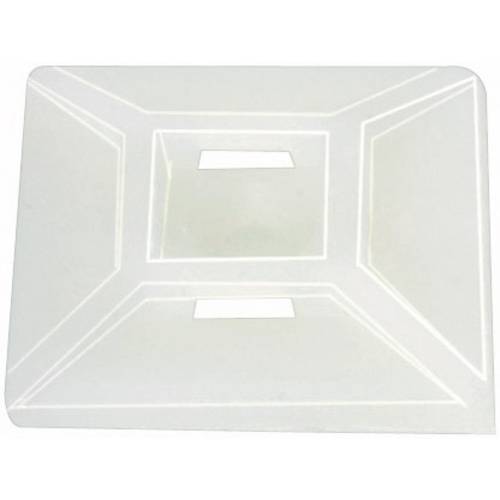 HellermannTyton 151-28459 Befestigungssockel selbstklebend, schraubbar 151-28459 4fach einfädeln, halogenfrei, UV-stabil...