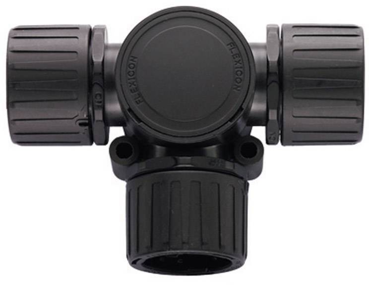 HellermannTyton 166-24800 HG16-T T-Verteiler Schwarz 16 mm, 16 mm, 16 mm 1 St.