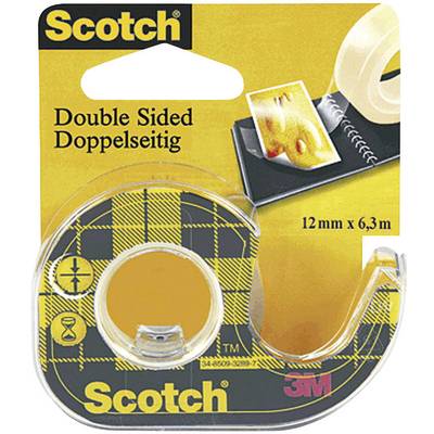 Scotch 665DP OLD665DP Doppelseitiges Klebeband Scotch® 665 Transparent (L x B) 7.9 m x 12 mm 1 St.