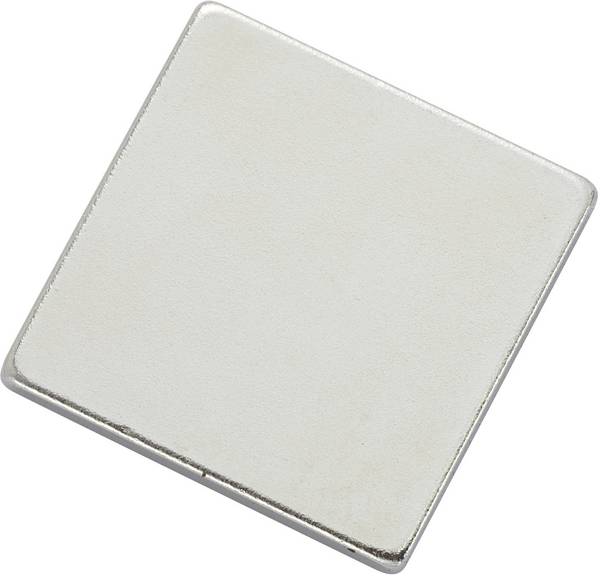TRU COMPONENTS N35-202002 1564098 Magnet-Pad N35-202002 Silber (L x B) 20 mm x 20 mm 1 St.