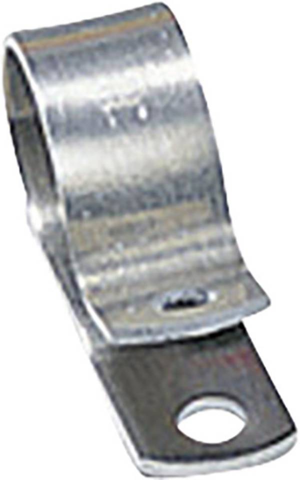 HellermannTyton ALU4-ALU-NA-C1 Befestigungsschelle schraubbar 211-10040 Bündel-Ø-Bereich 6.40 mm (max)   Silber 1 St.